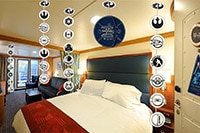 DCL Glow in the Dark Star Wars? Stateroom Decorations