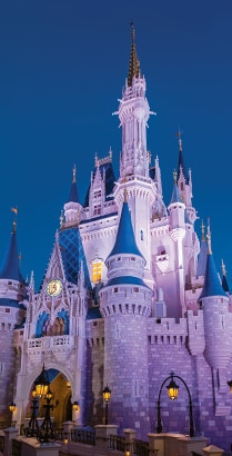 Cinderella Castle at Magic Kingdom park in Florida