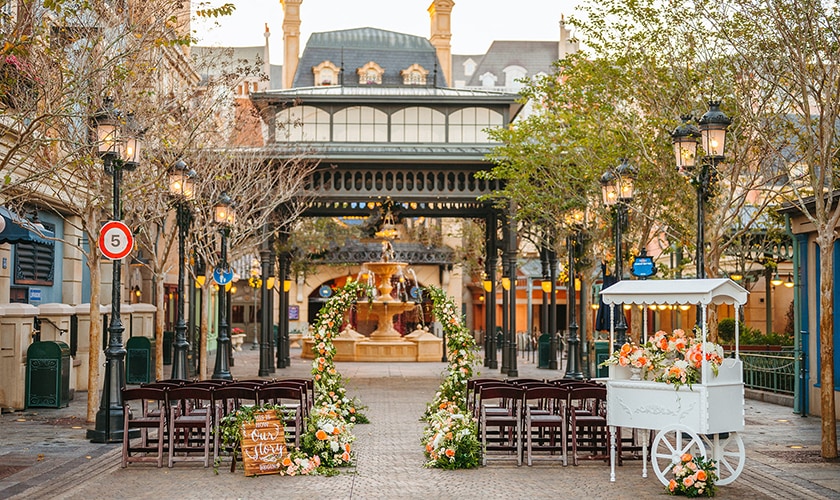 Place de Remy at Epcot Florida Weddings Disney s Fairy Tale