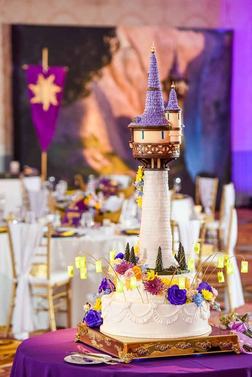 Wedding Cake Wednesday Tangled Tower Disney Weddings