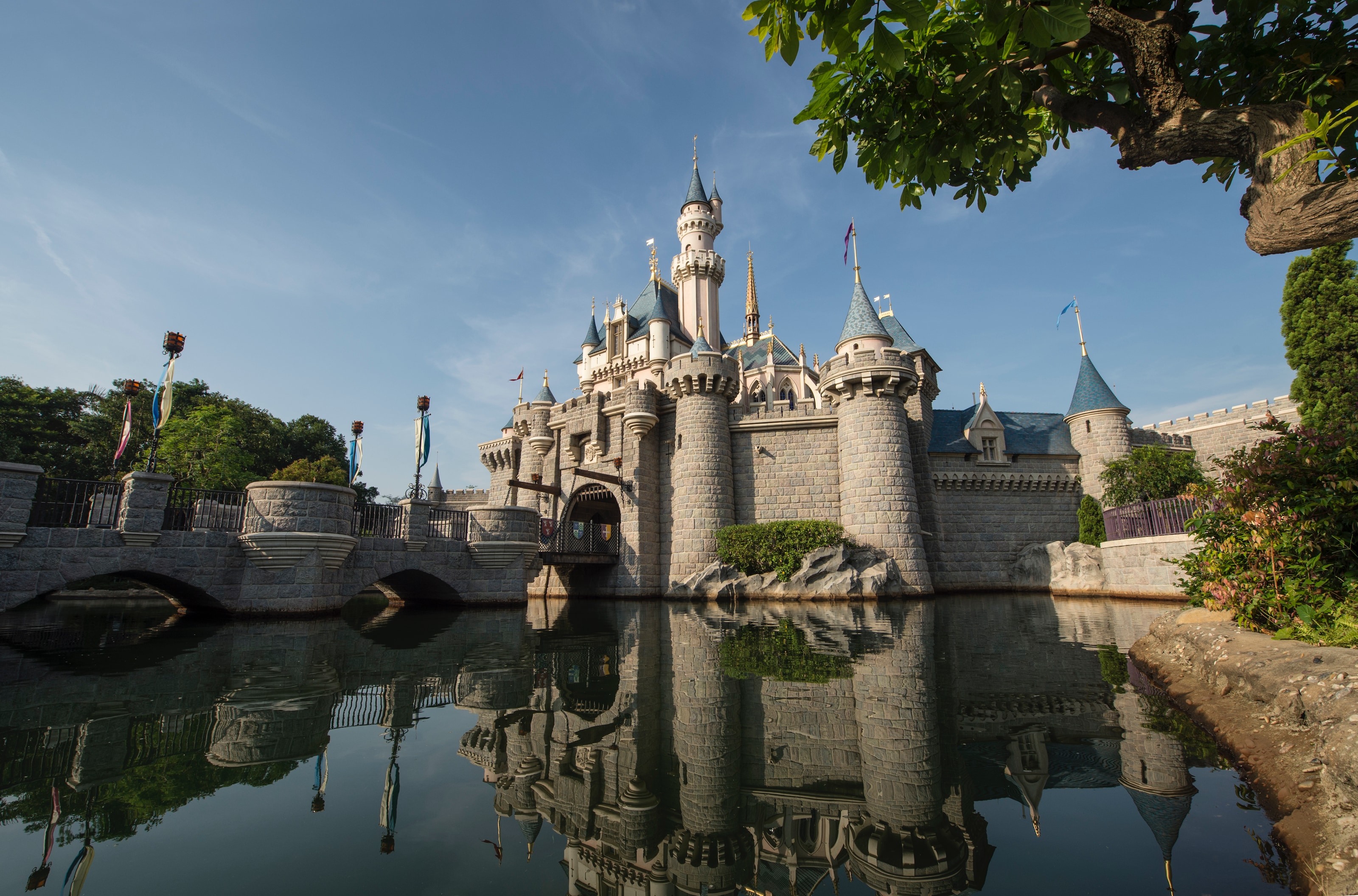 Sleeping Beauty Castle at Hong Kong Disneyland Park