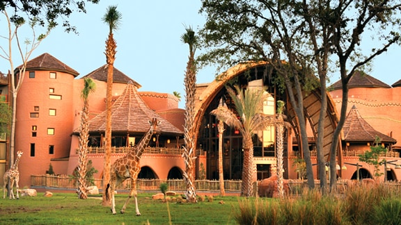 The entrance to Disney's Animal Kingdom Villas &mdash; Kidani Village