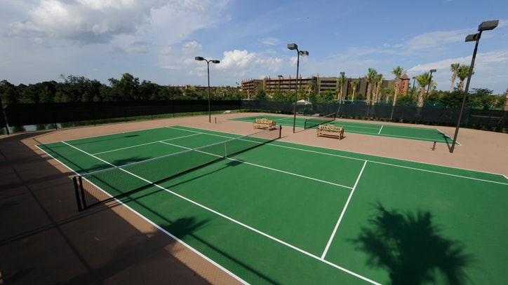 Two tennis courts