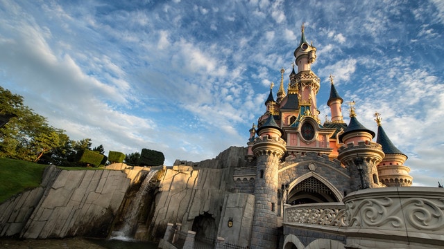 The castle at Disneyland Park in Paris