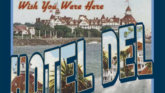 The cover of a book about the Hotel del Coronado in California