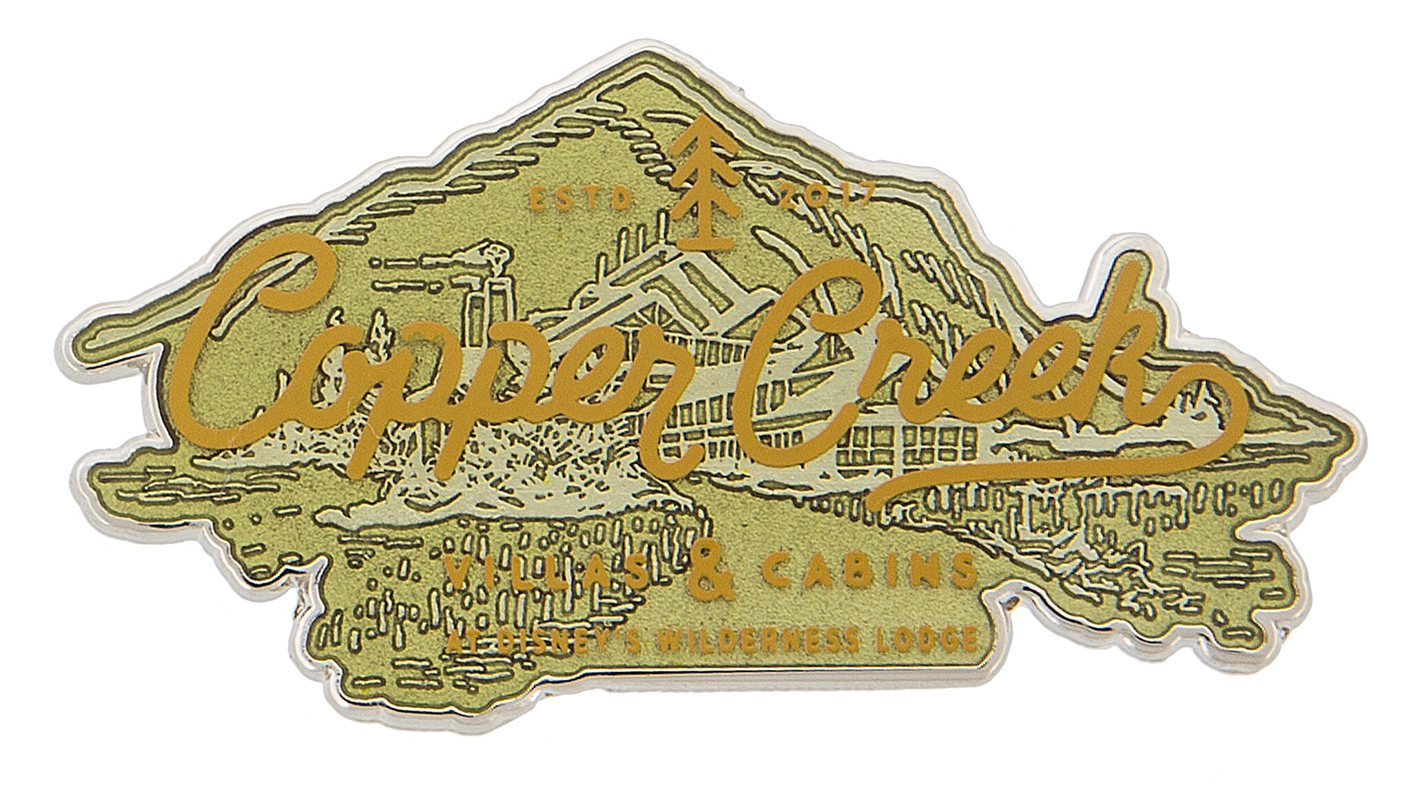 Image of Copper Creek gold pin