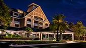 The front entrance to Disney's Vero Beach Resort