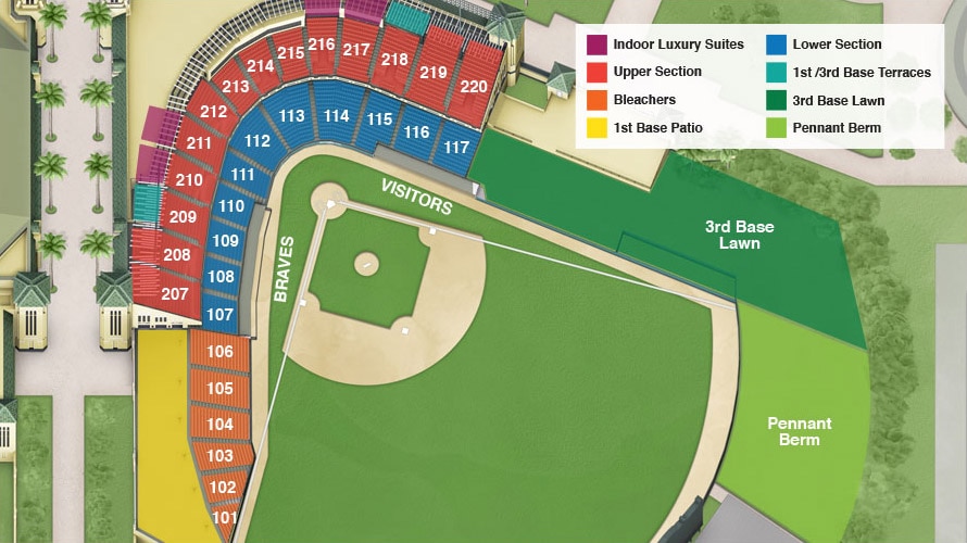 ESPN Wide World of Sports Complex : Champion Stadium Seating Chart