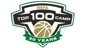 A logo for the 30th anniversary N B P A Top 100 Camp