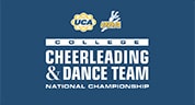 A logo for College Cheerleading and Dance Team National Championship