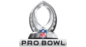 The 2020 Pro Bowl logo featuring a football on a base with the NFL shield and ‘PRO BOWL’ at the bottom
