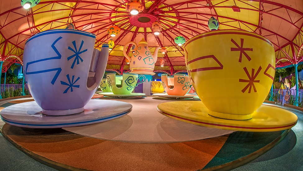 Tea Cups at the Disney Theme Parks 