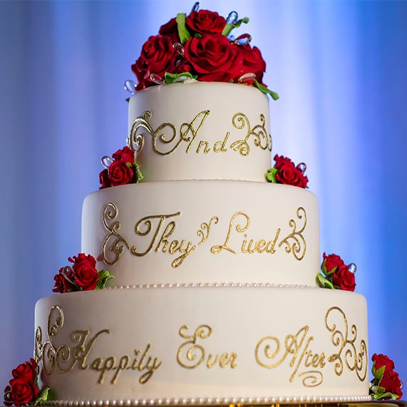 Disney Wedding Cake - Decorated Cake by Dulcerella Cakes - CakesDecor